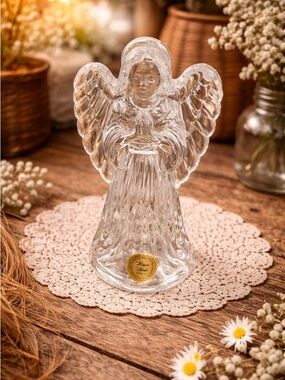 Princess House Lead Crystal Praying Angel‎ Figurine